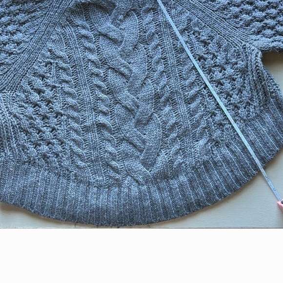 Banana Republic Gray Cable-Knit Crewneck Sweater - Picture 10 of 15